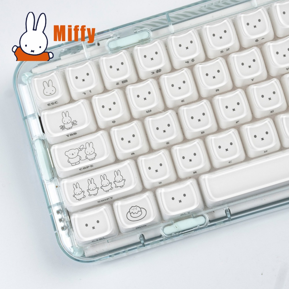 Party Games Pc - Teclas Kawaii Miffy: Keycaps de Coelho