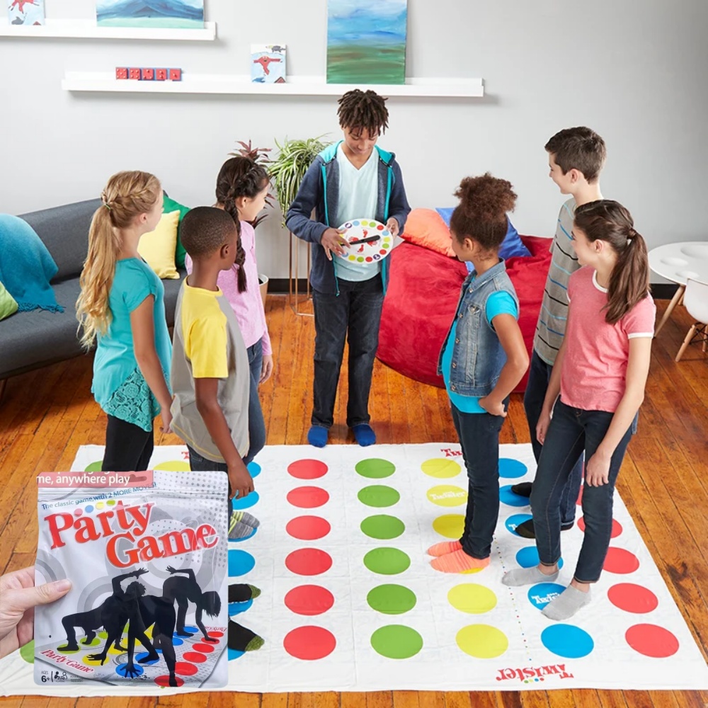 Party Games For 5 Year Olds Indoors - Twister Party Game - Família Interior