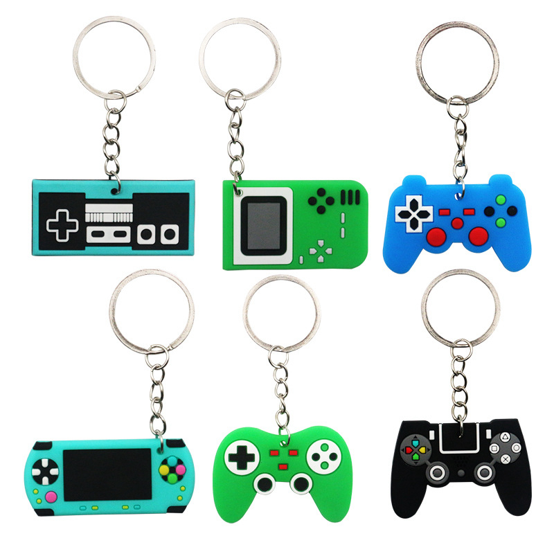 Party Games On Switch - 6/12 pçs pvc chaveiro gamepad console