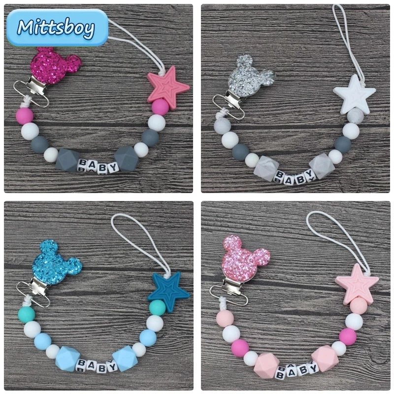 Party Games Baby Shower - Novo nome personalizado bebê mordedor pulseira