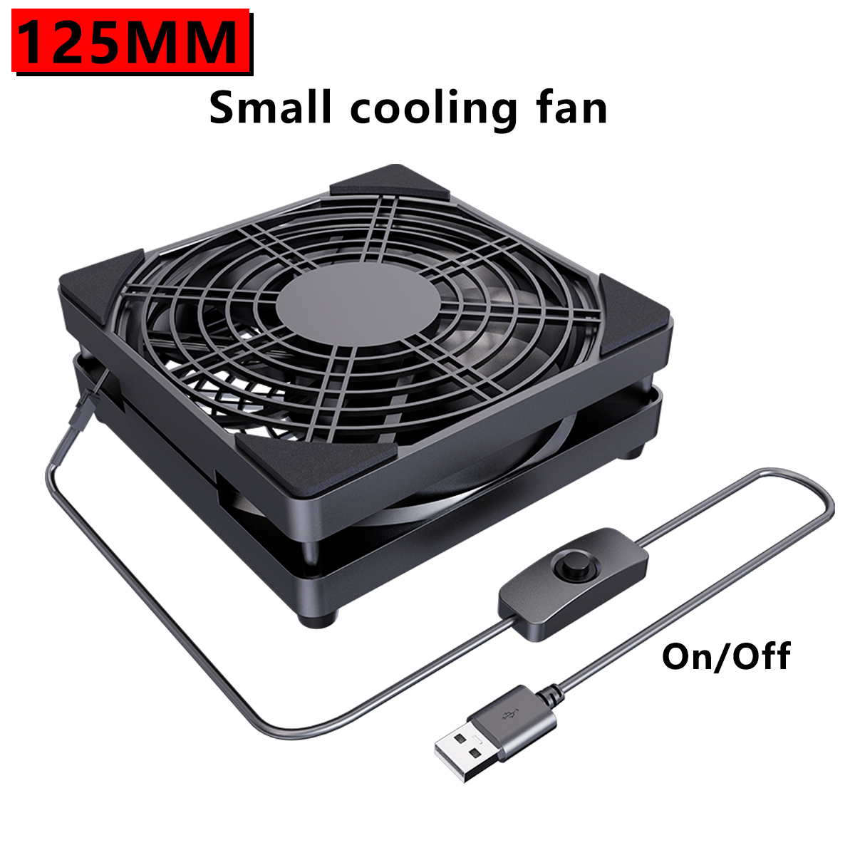 Party Games On Switch - Ventilador USB de 125mm com Interruptor