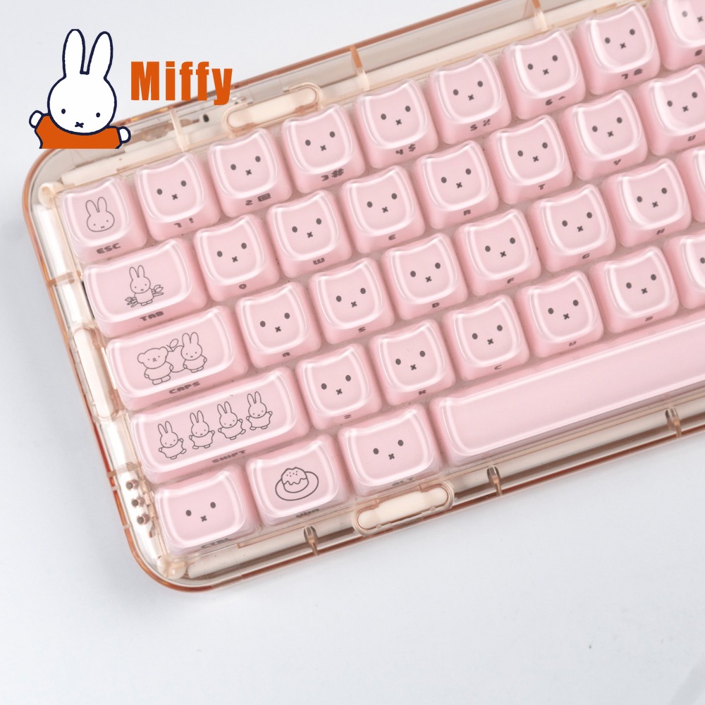 Teclas Kawaii Miffy: Keycaps d - Party Games Pc avaliação e preço