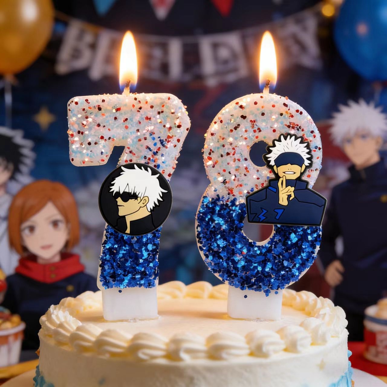 Vela Temática Anime Jujutsu Ka - Party Games Baby Shower avaliação e preço