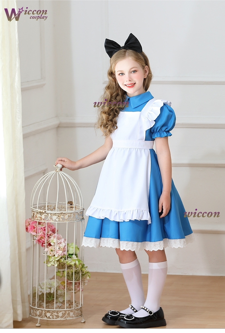 Crianças lolita empregada cosp - Party Games Alice In Wonderland avaliação e preço