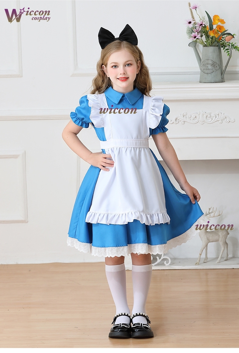 Crianças lolita empregada cosp - Party Games Alice In Wonderland avaliação e preço