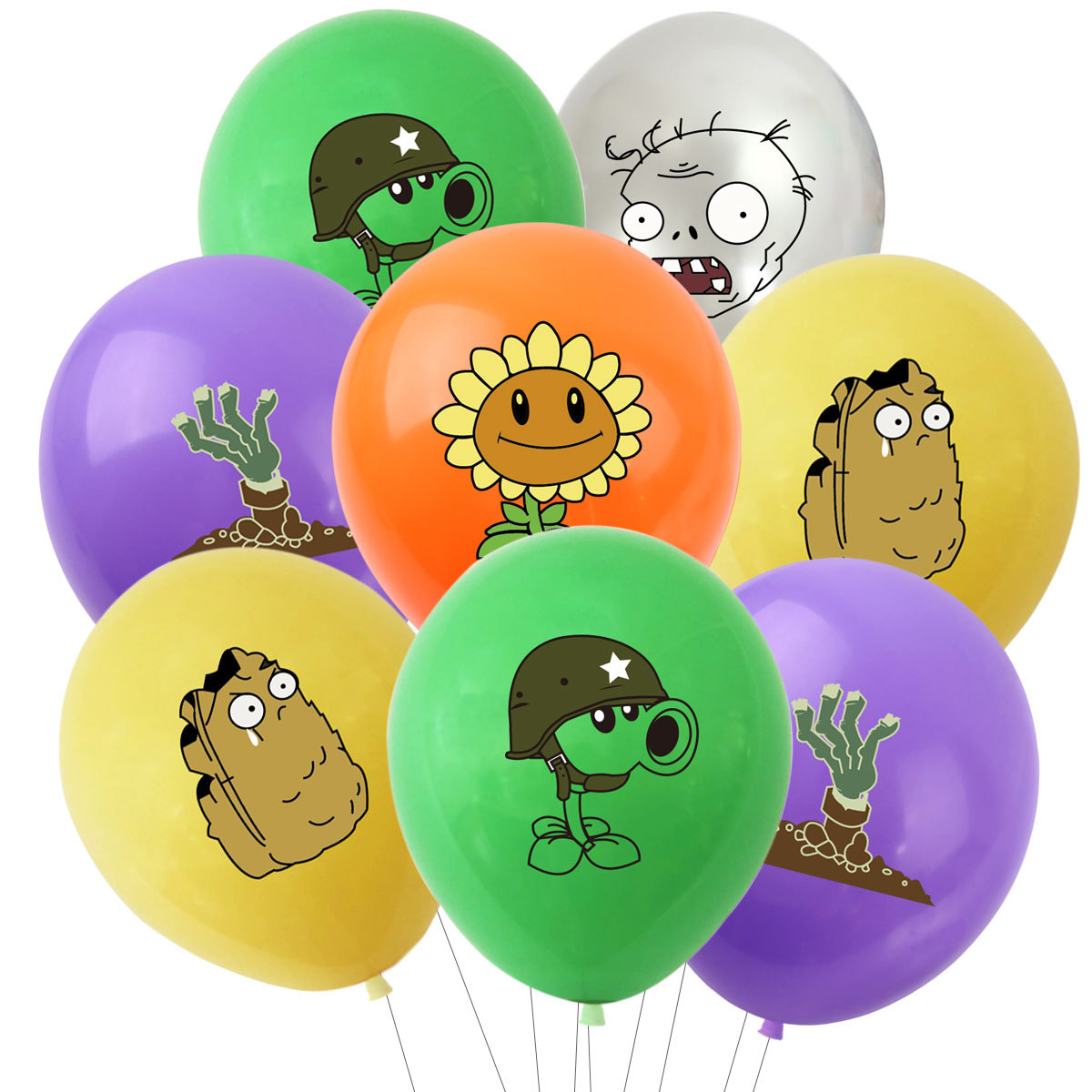 10 pçs 12 polegada plantas vs  - Zombie Party Games avaliação e preço