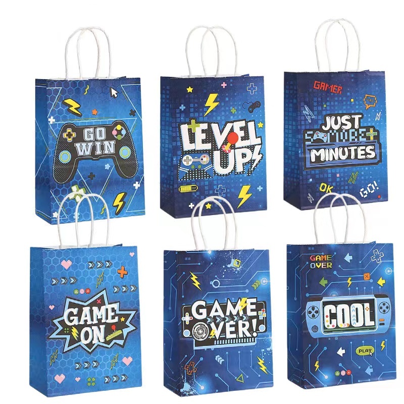 6/24 pçs videogame em tema sac - Party Games Easter avaliação e preço