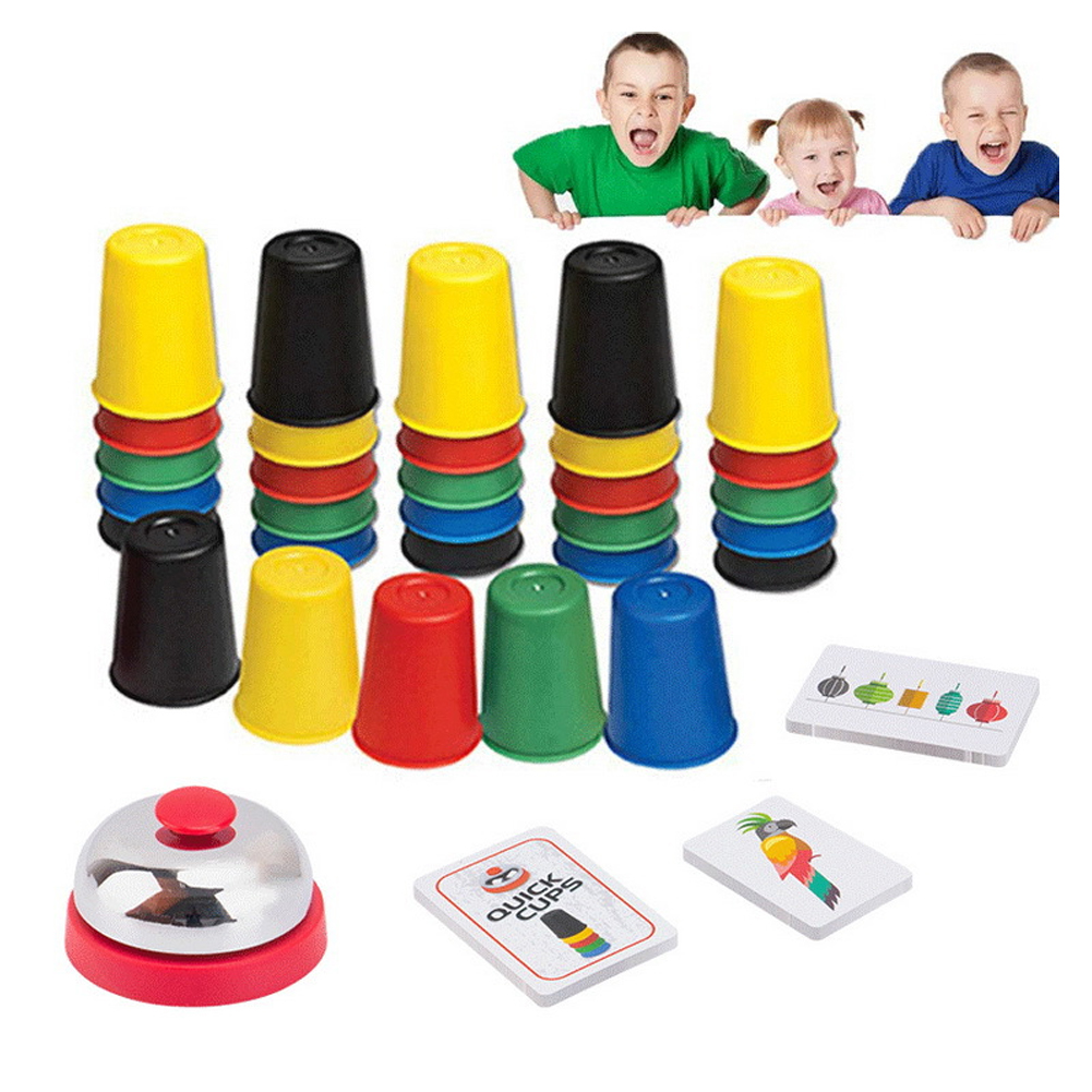 Esportes empilhamento copos jo - Party Games For 5 Year Olds Indoors avaliação e preço