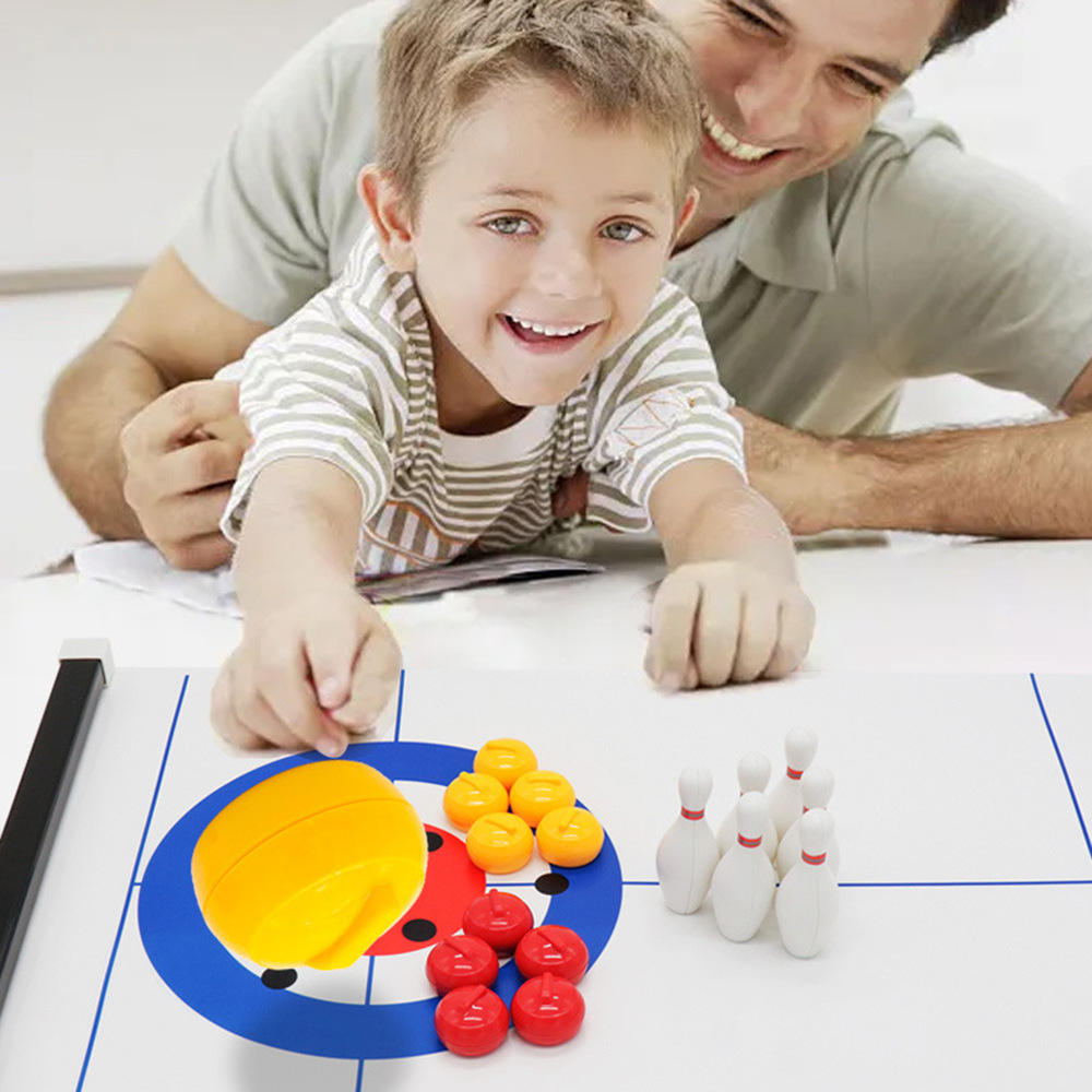 Novo Jogo de Mesa Mini Curling - Party Games For 5 Year Olds Indoors avaliação e preço