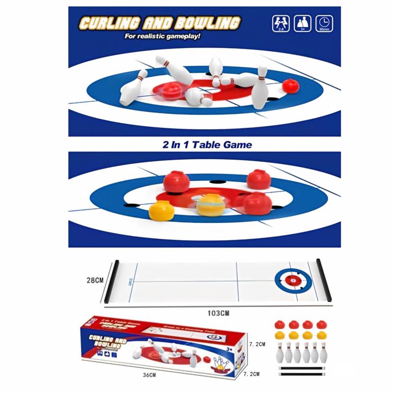Novo Jogo de Mesa Mini Curling - Party Games For 5 Year Olds Indoors avaliação e preço