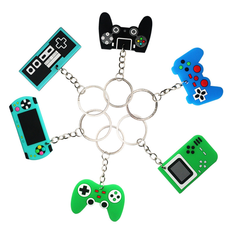 6/12 pçs pvc chaveiro gamepad  - Party Games On Switch avaliação e preço