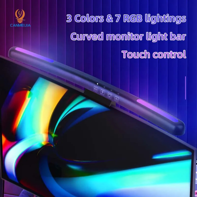 Curvo LED Monitor Light Bar, U - Party Games On Switch avaliação e preço